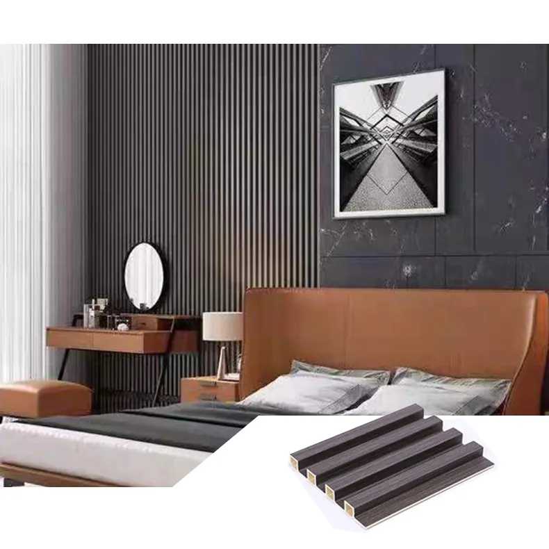eco friendly interior wood alternative wpc pvc fluted wall panel for home improvment eco friendly interior wood alternative wpc pvc fluted wall panel for home improvment