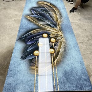 1220x2800x3mm waterproof pvc marble wall for inetrior decoration
