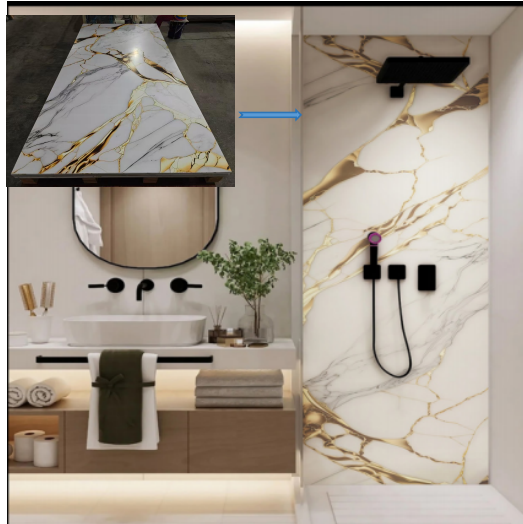 UV PVC Marble Wall Board Are the Ultimate Wall Panel Solution for Homes & Hotels uv pvc marble board